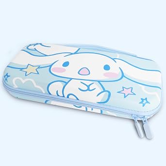 TIKOdirect Carrying Case for Switch2, Cute Portable Travel Bag with 10 Game Card Slots Inner Storage Bag for Switch Console Joy-Con & Accessories, Blue