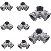 8 Pack 1/2 Pipe Fittings 3-Way Side Outlet Elbow
