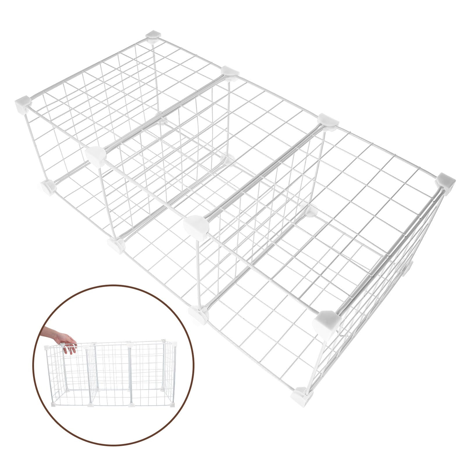 Einstellbarer Gefrierschrank Trenner aus Draht für Küchenlagerung Flexible Mehrschicht partition