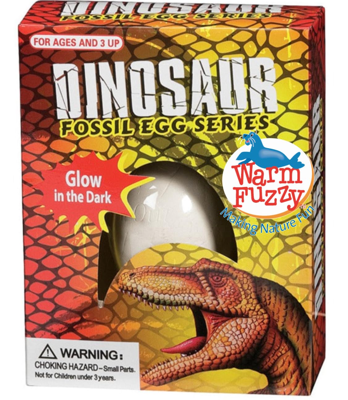 WARM FUZZY Fossil Dig Egg (Dinosaur)