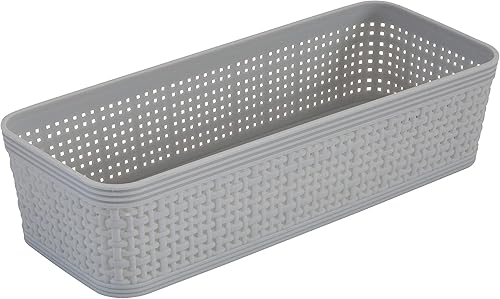 Miniatura 6 de Simplify Juego de organización de 5 piezas  Contenedores de varios tamaños  Multiuso  Oficina  Escritorio  Dormitorio  Baño  Cesta de almacenamiento