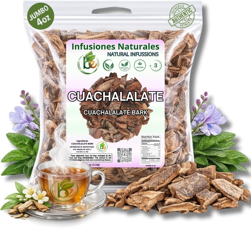 Cuachalalate Tea 4 oz-113g. Mexican Cuachalala, Wildcrafted (Juliana Adstringens) | 100% All Natural - NON Gmo | Authentic Mexican Herbal Tea