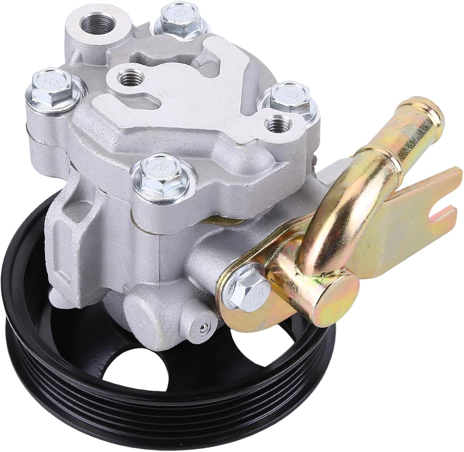 21-5219 Power Steering Pump w/Pulley Compatible with Nissan Frontier Xterra XE SE 1999-2004 V6 3.3L Power Assist Pump 1999 2000 2001 2002 2003 2004 Power Steering Pumps 491104S100, 49110-4S100, 5575N