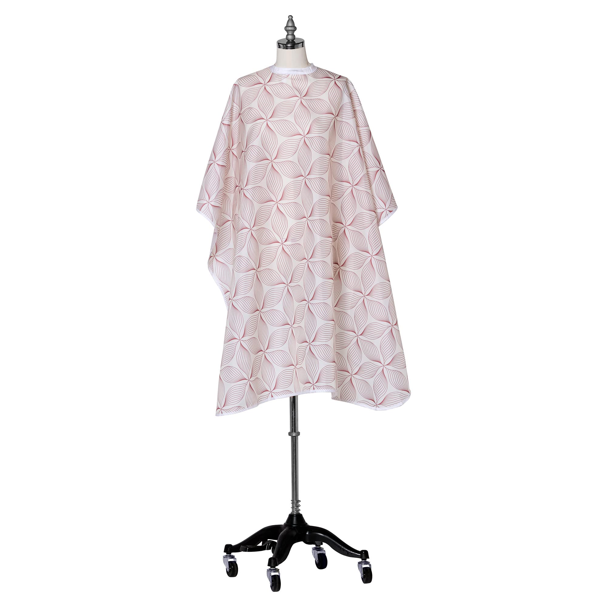 Fromm Apparel Studio Premium Hair Styling and Hair Cutting Cape 44"x58" with Teflon Coating, Petals Print