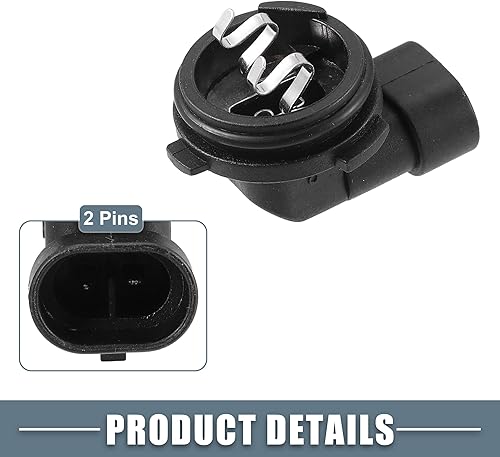 Miniatura 4 de Soporte de bombilla antiniebla Socket 1445 H1 para vehículo de automóvil de plástico negro