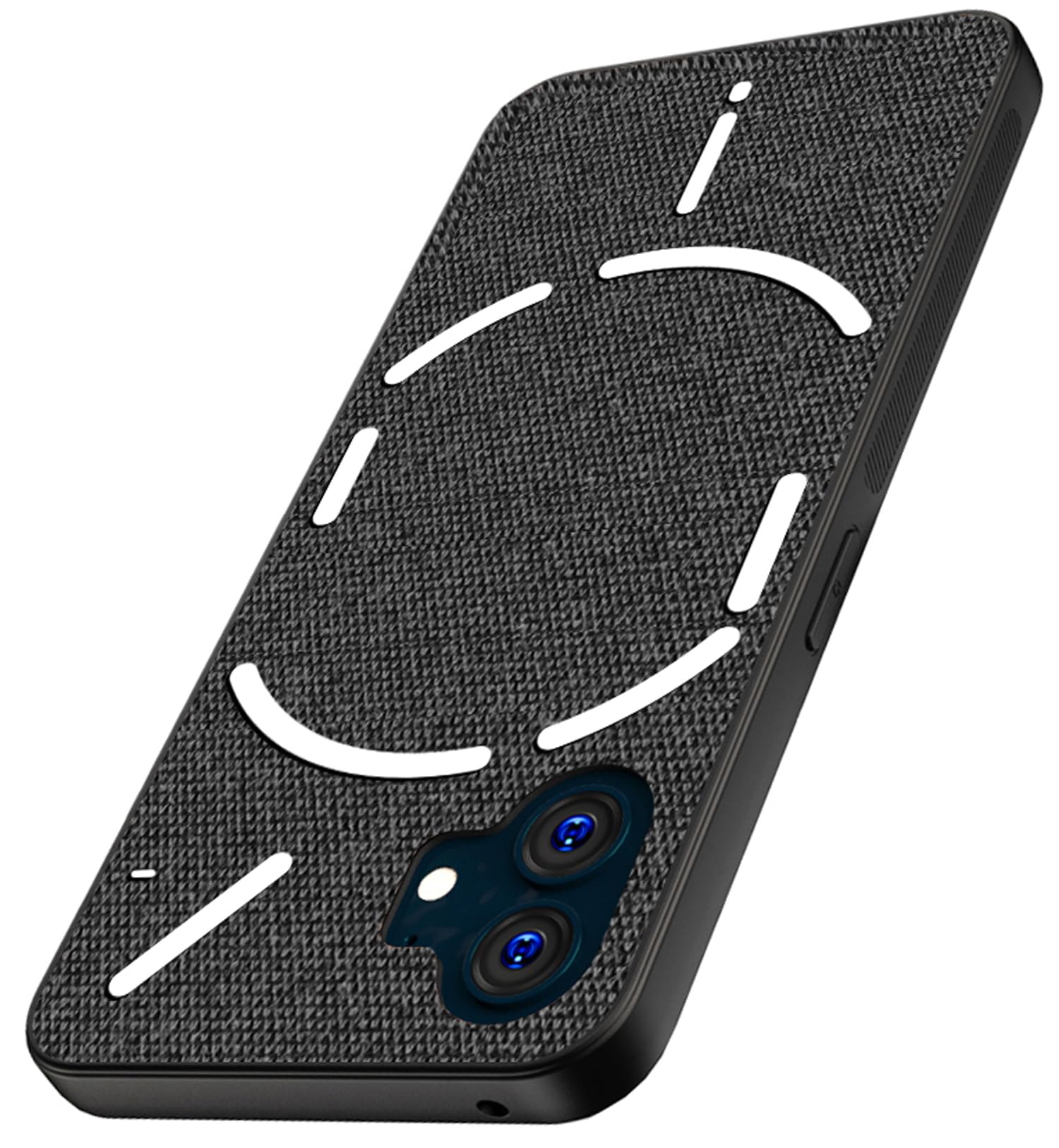 Kapa Soft Full Fabric Protective Back Case Cover for Nothing Phone 2 | Shockproof Slim Hard Anti Slip Back Case (Black) (B0CHMMXLZ6) Amazon Price History, Amazon Price Tracker