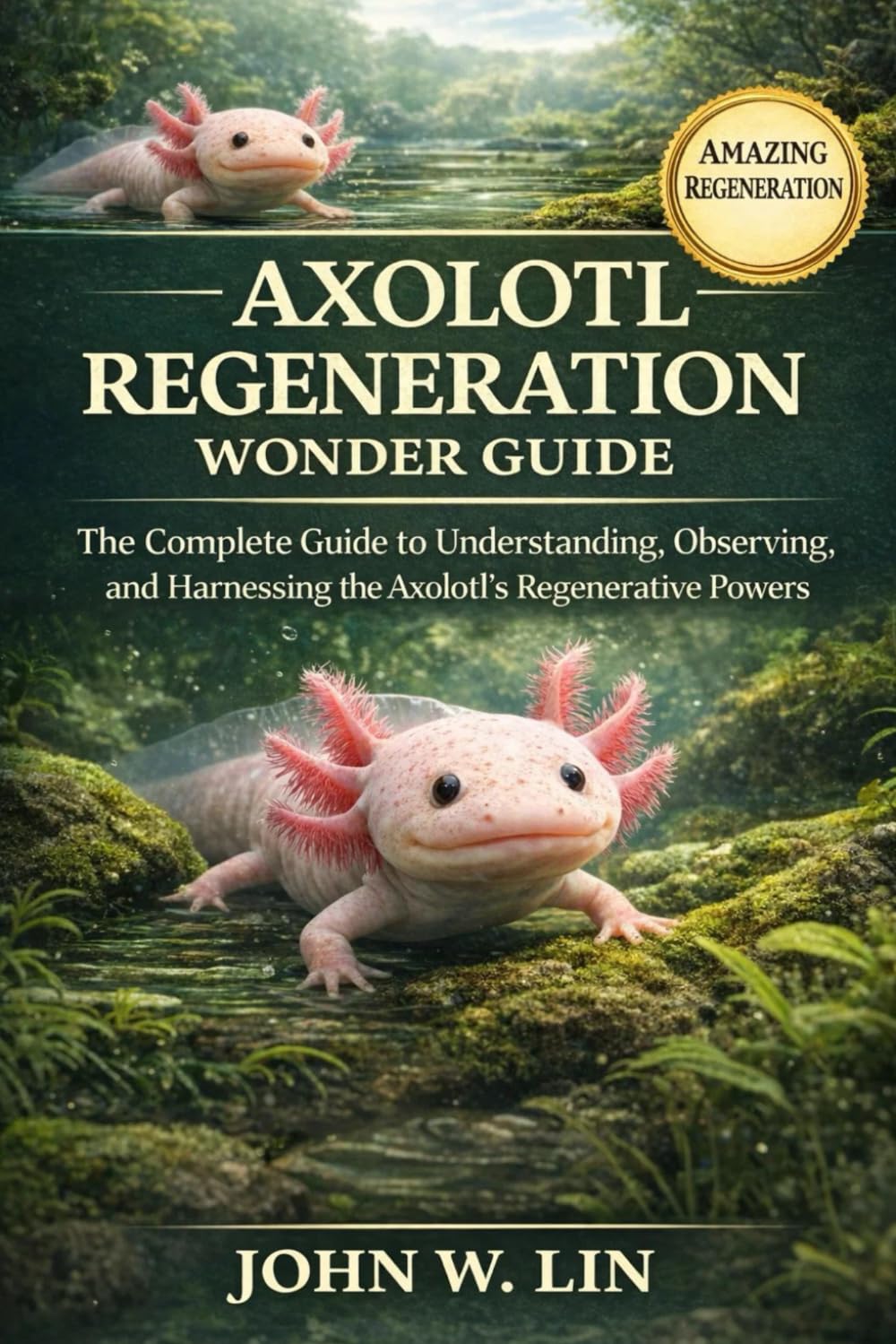 AXOLOTL REGENERATION WONDER GUIDE: The Complete Guide to Understanding, Observing, and Harnessing the Axolotl’s Regenerative Powers.