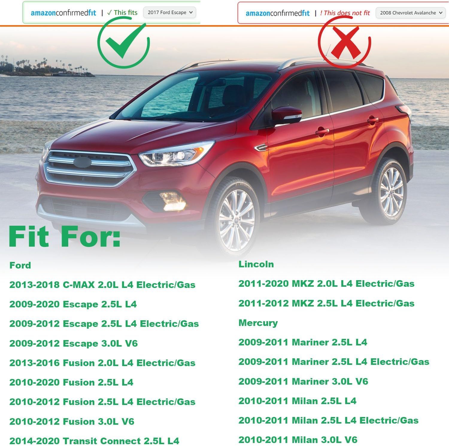 9L8Z9E926A Electronic Throttle Body Fit for 2013-2018 Ford C-MAX, for 2009-2020 Escape, for 2010-2018 Fusion, for 2011-2020 Lincoln MKZ & Mercury Mariner Milan 2.0L 2.5L 3.0L Replace OE #DS7Z9E926A