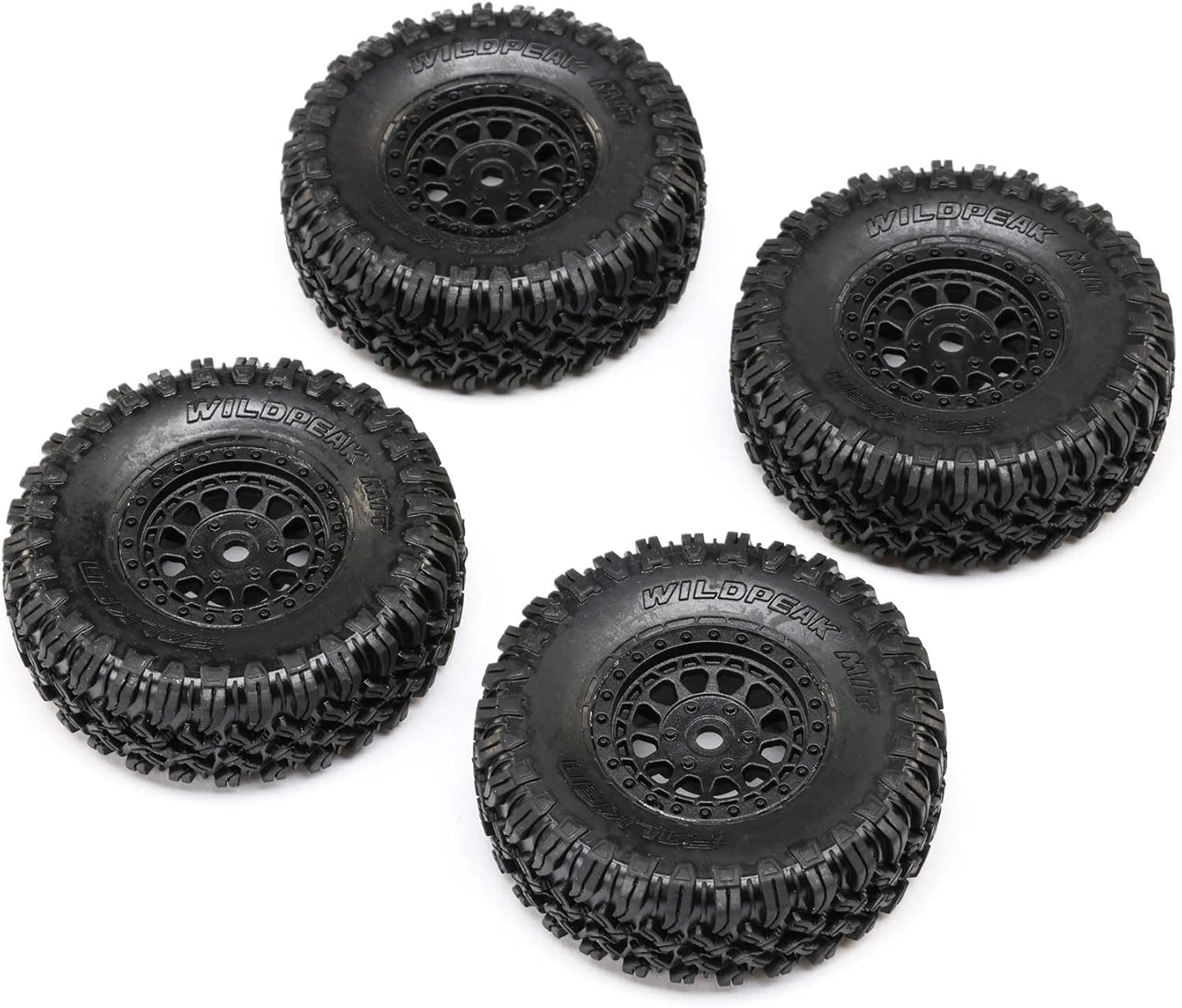 Axial 1.0 Black Rhino Primm & Falken M/T (4): SCX24, AXI-1538