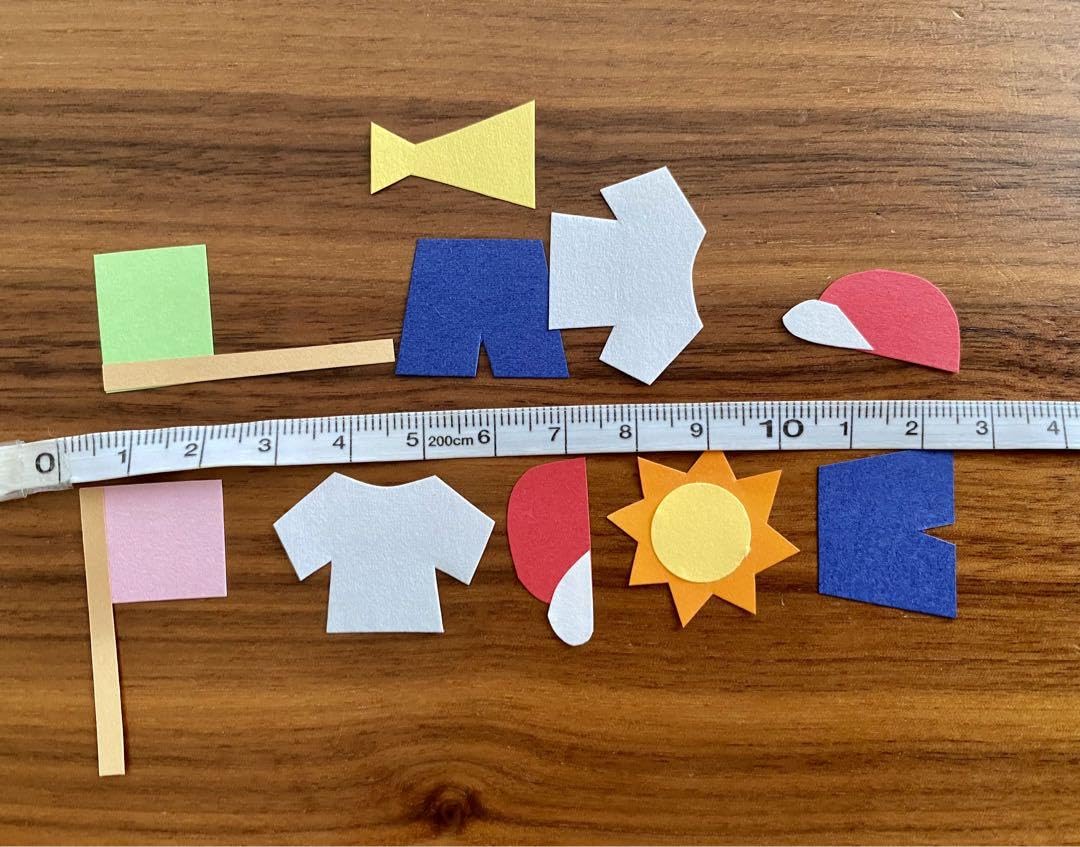 運動会Fかけっこ】サンプルページ（ペーパークラフト クラフトパンチ）