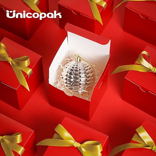 Miniatura 10 de Paquete de 30 cajas de regalo negras de 4 x 4 x 4 pulgadas, cajas negras brillantes, cajas de regalo pequeñas para fiesta de cumpleaños, propuesta