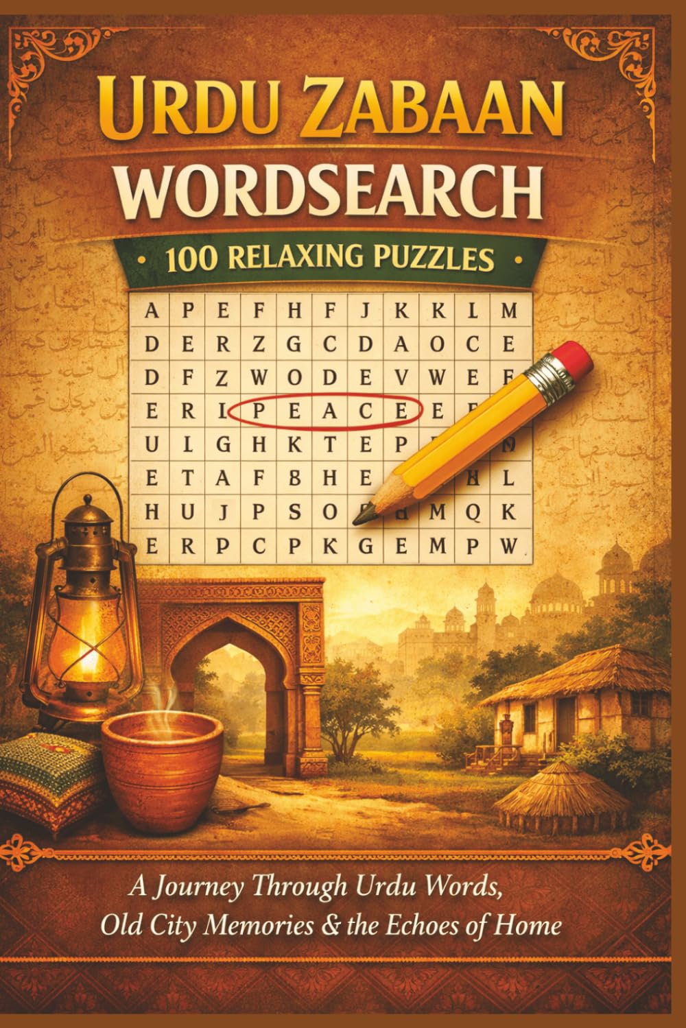 URDU ZABAAN WORDSEARCH 100 RELAXING PUZZLES: A Journey Through Urdu Words, Old City Memories & the Echoes of Home (Rohim's Pakistani Puzzlers)