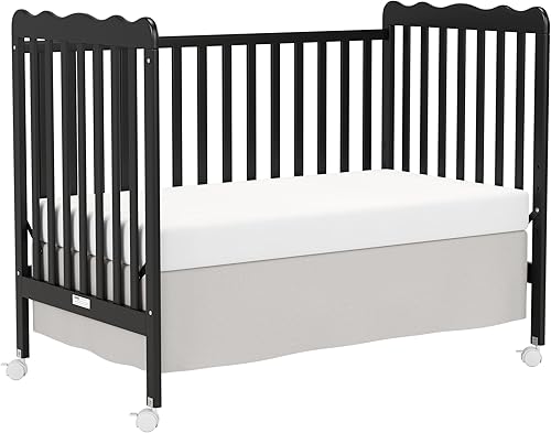 Miniatura 9 de Cuna convertible 4 en 1 para bebé, cunas de madera que se convierten en cama y sofá cama para niños pequeños, 3 bases ajustables, acabados no
