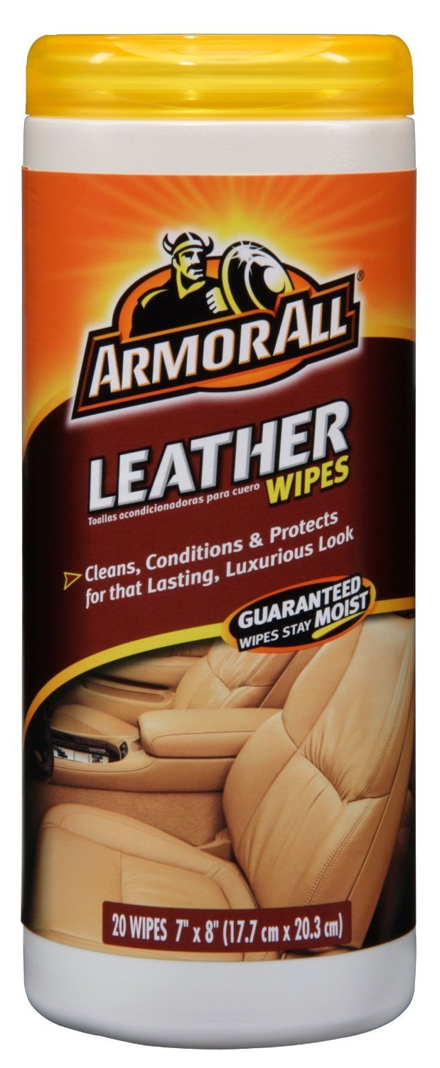 Armor All 10927/10881 Leather Wipes 20 Count 3 pack