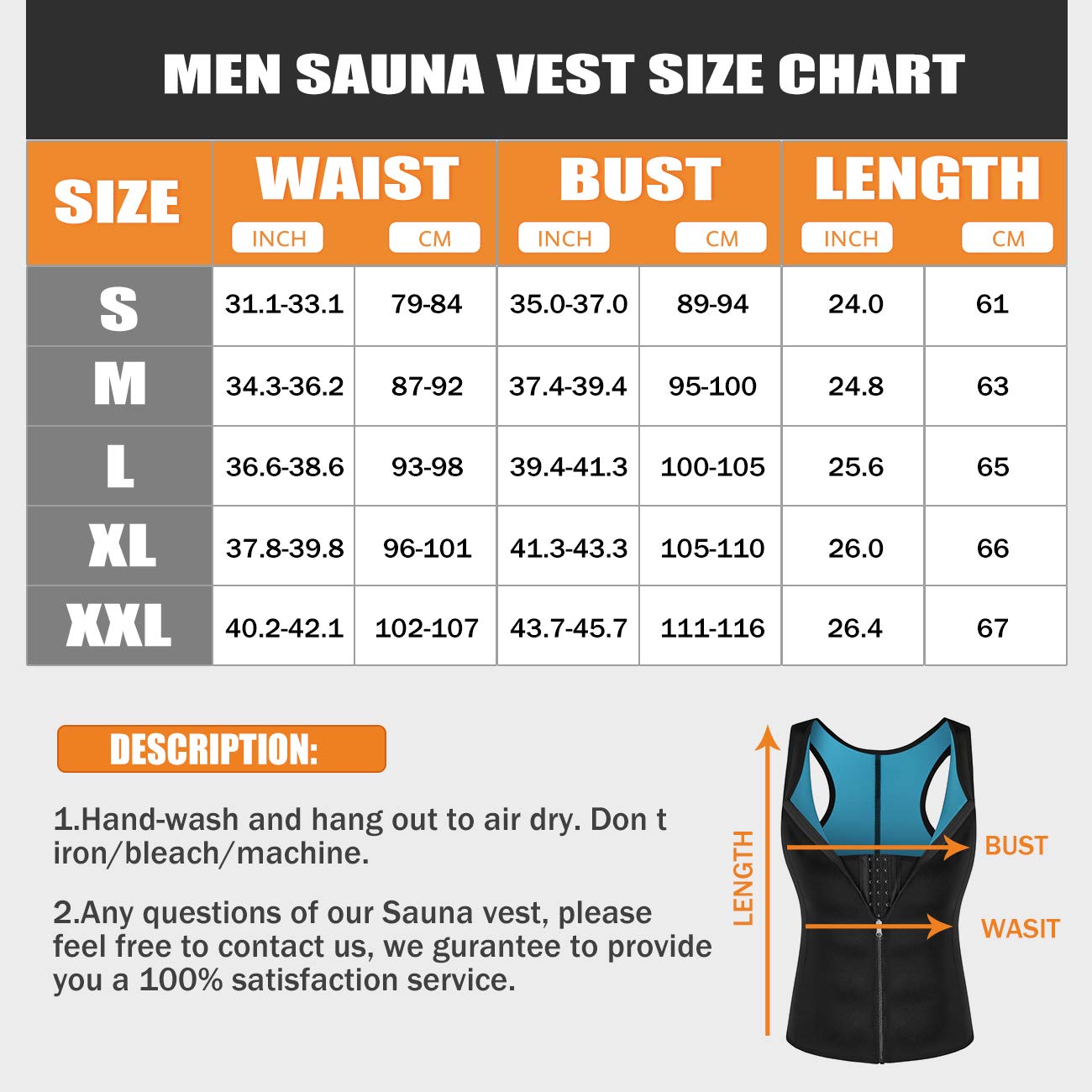 Chaleco Moldeador Sauna Deportivo Hombre Camiseta Reductora Adelgazante Fitness Faja Compresión Formación Músculos para Sudoración