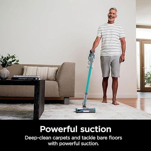 Miniatura 8 de Shark Pet Pro - Aspiradora ligera e inalámbrica, cepillo de limpieza automática, 40 minutos de funcionamiento, extraíble de mano, taza de polvo XL,