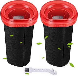 Rebirthcare 2 Piece Filter for Bosch Flexxo Serie 4 Filter BBH32101 BBH3ZOO25 BBH3PETGB BBH3211GB 25.2v /21.6V Wireless Vacuum Cleaner Replacement Filter Accessories Sponge Filter, Replaces # 12026520