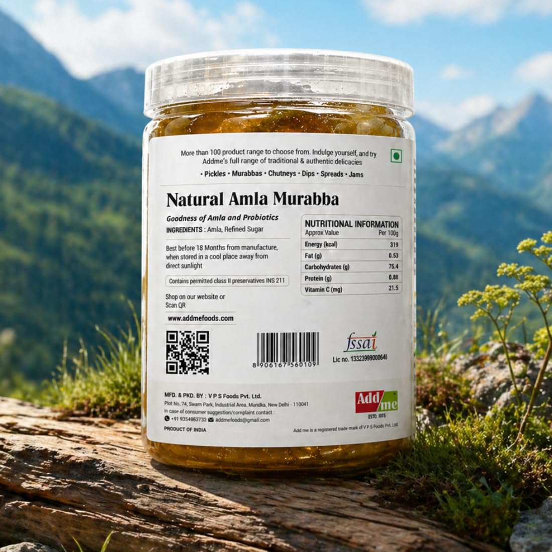 Amla Murabba 1kg Amala Preserve Sin Jarabe Dulce Caramelo refuerzo de inmunidad