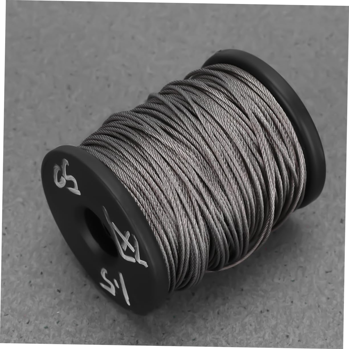 NAMOARLY Wire Rope Aluminum Wire Spool Wire Cable Aluminum Deck Cable Railing Kit Lifting Rope Handrail Cable DIY Beading Wire Aluminum Crimping Loop Sleeve Welding Wire Clothes Line Silver