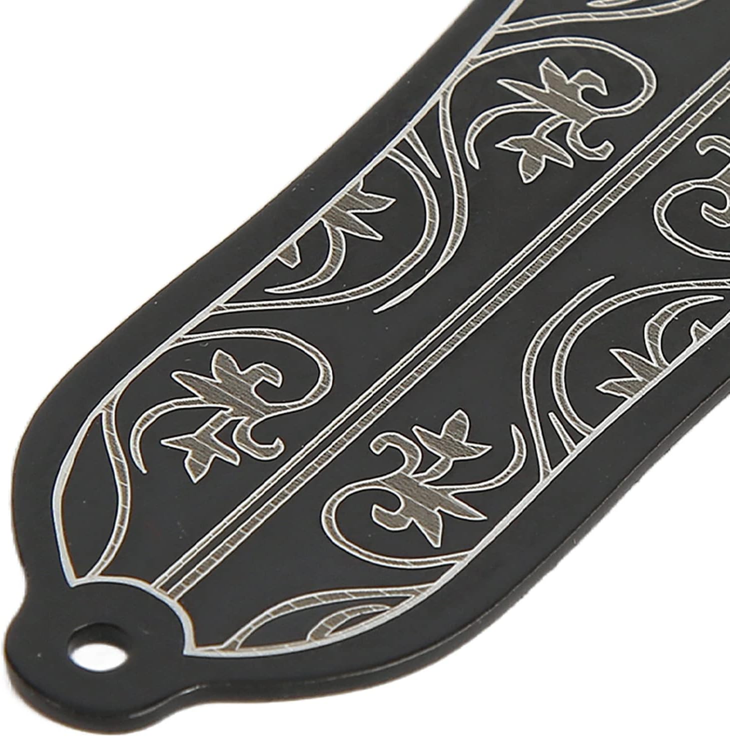 Plastic Truss Rod Cover with Screws Pattern Decoration Metal Cover Plate Guitar Accessories For Electric Guitar