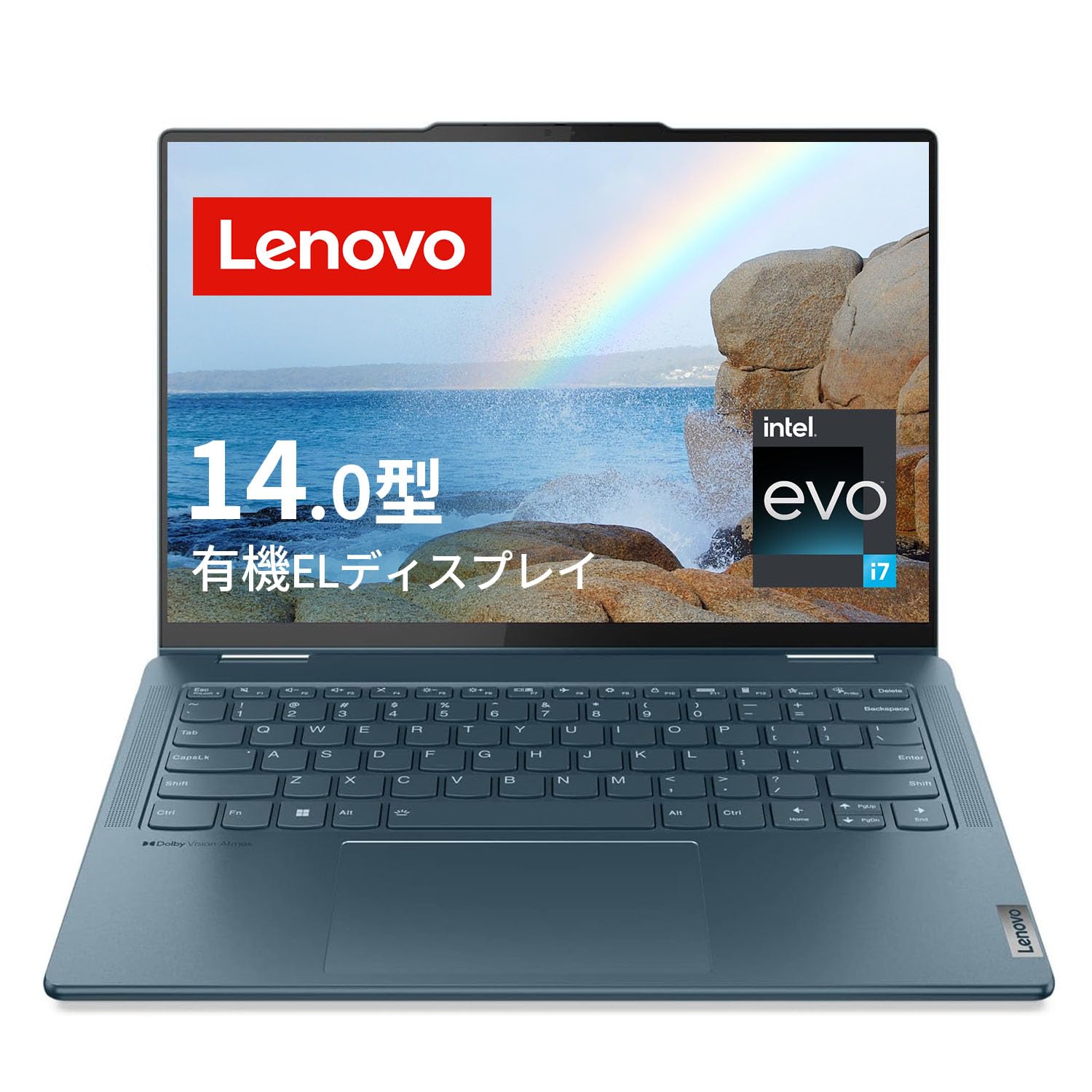 Amazon.co.jp: Lenovo Yoga 7i Gen 8 ノートパソコン 14.0インチ 2.8K 