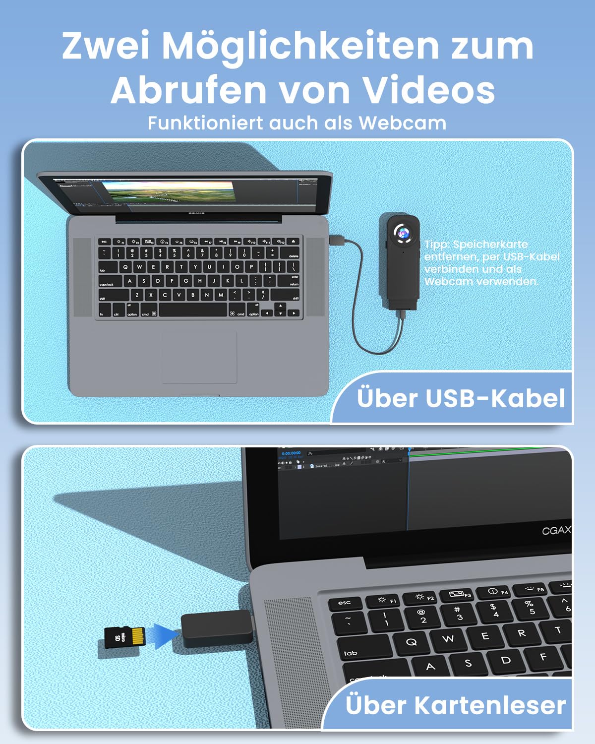 Body cam, Bodycam Körperkamera Mini 1080P HD, Mini Kamera ohne WLAN mit 64 GB TF Karte, Loop-Funktion Kleine Body Camera 1000 mAh Lange Akkulaufzeit Nachtsicht Body Kamera Bewegungserkennung Mini Cam