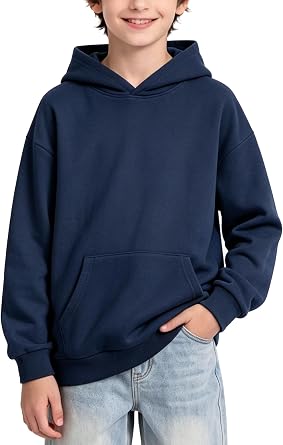 PATPAT Boys Hoodies Pullover Hooded Sweatshirts with Kangaroo Pocket 5-16Y