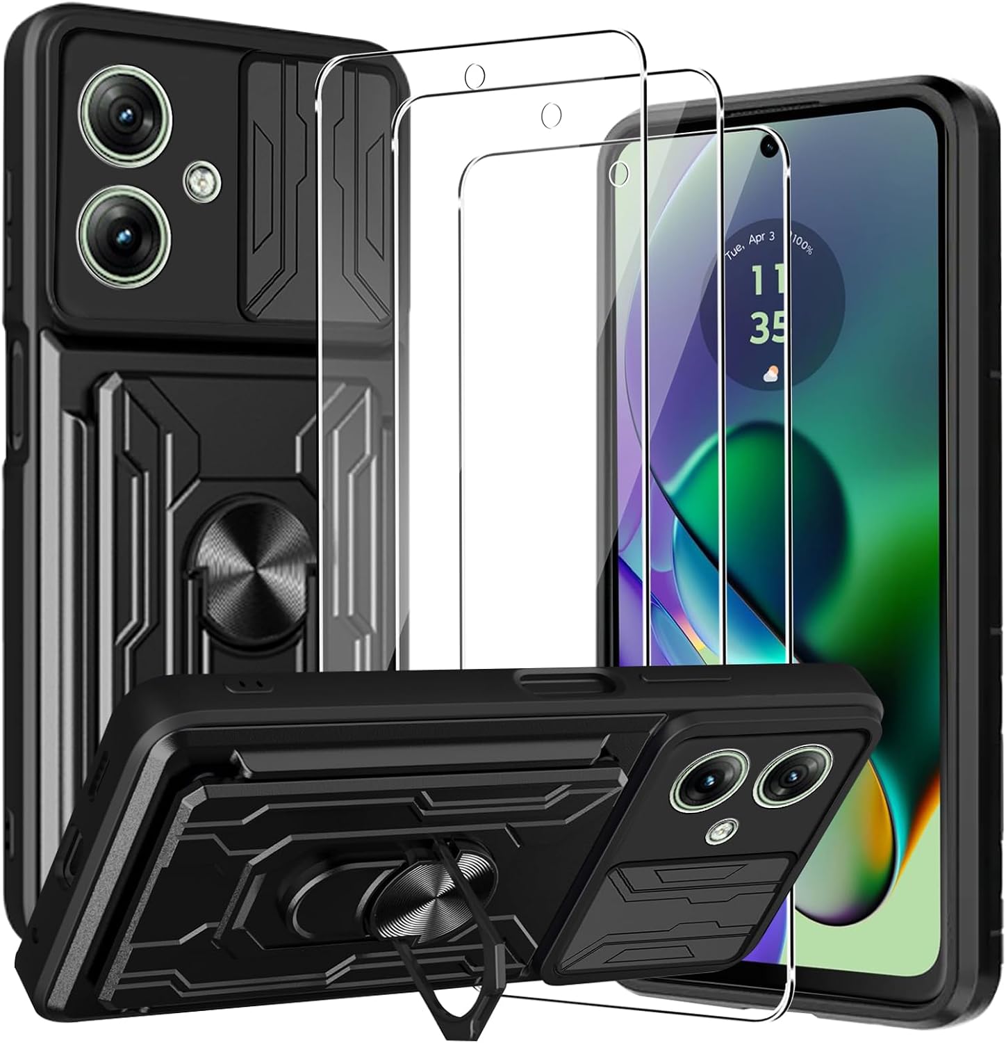 Locofun Panzerglas Folie Für Motorola Moto G54/G64 5G – 2x Display + 2x Kamera Schutz