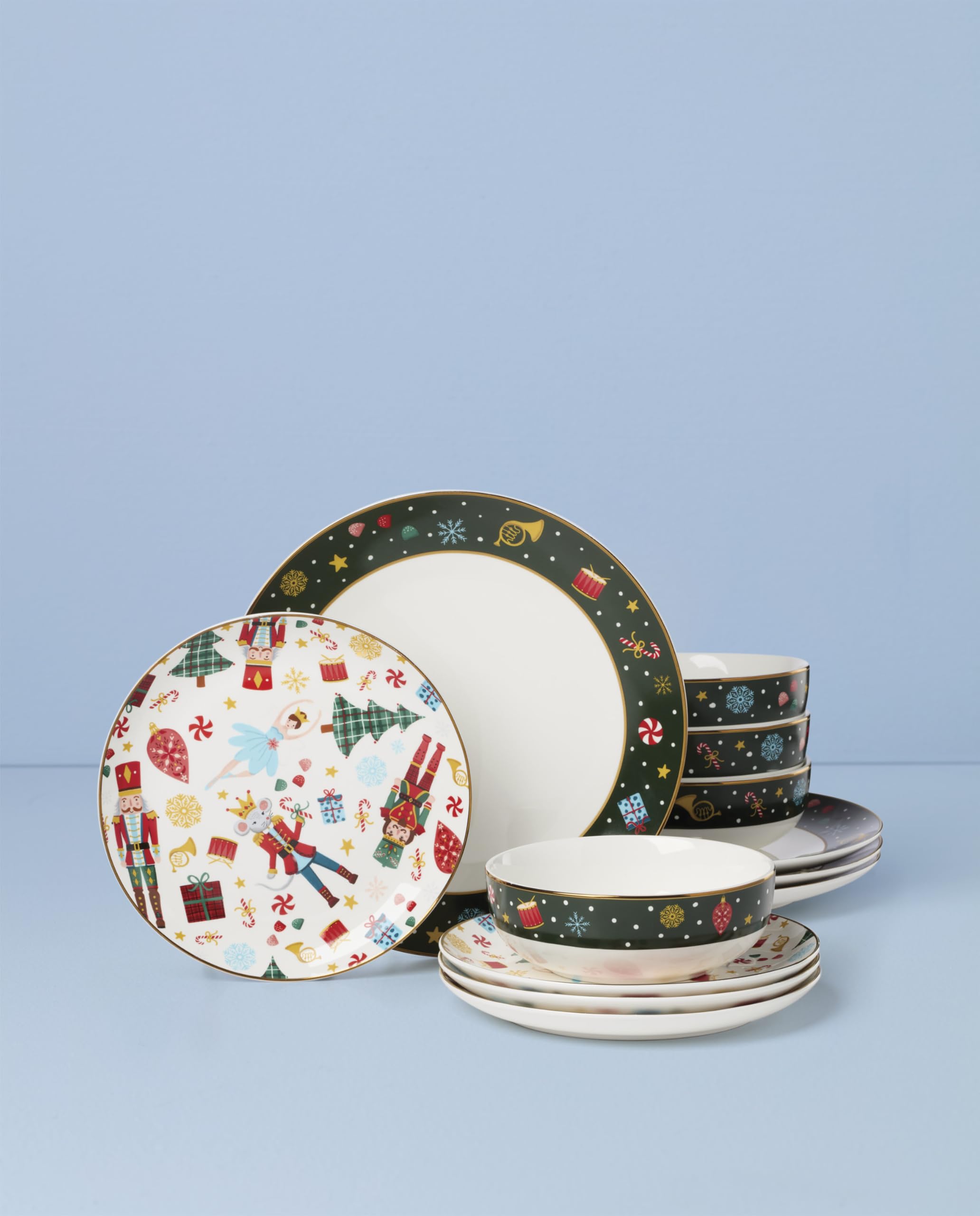 Lenox Dinnerware Set, Nutcracker Ballet 12-Piece Dinnerware Set
