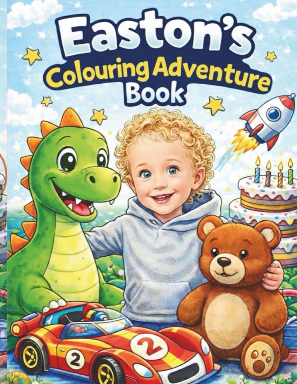 Easton's Super Fun Colouring Adventures Book