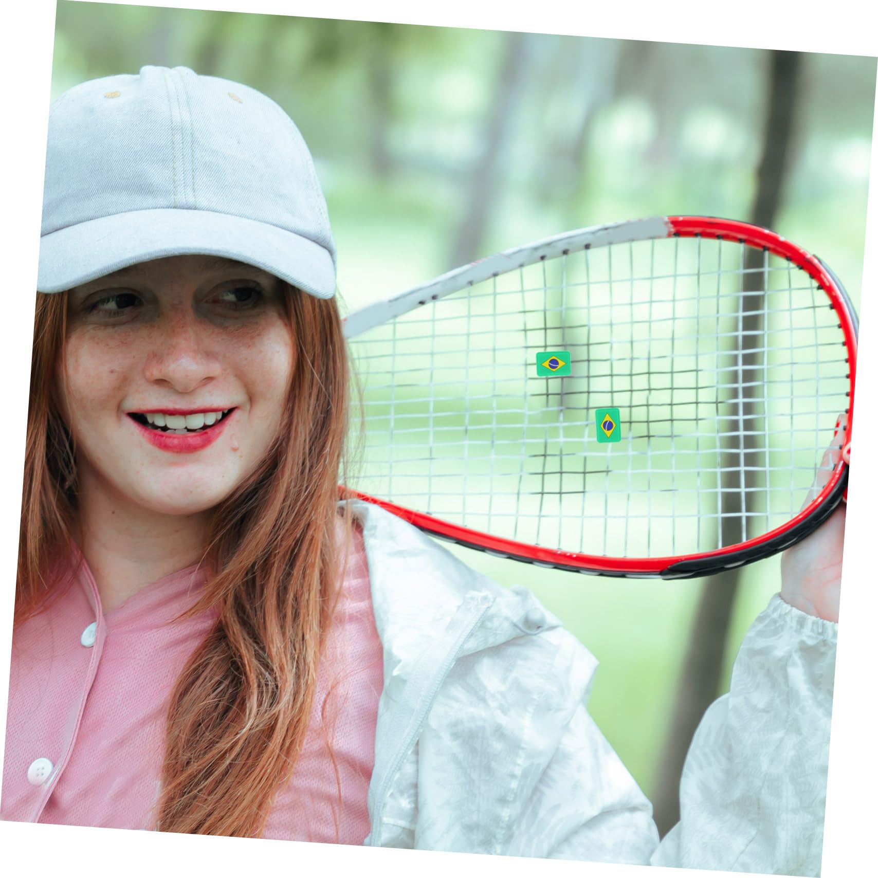 Toddmomy Ammortizzatori Antivibranti per Racchette Tennis Assorbitori Shock per Racchette Accessori per Tennis Leggeri E Compatti