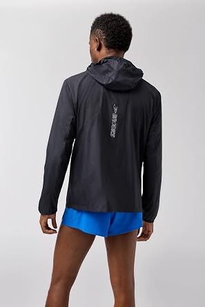 Brooks Men's Canopy Packable Jacket, Water Resistant UPF 50& Reflective
