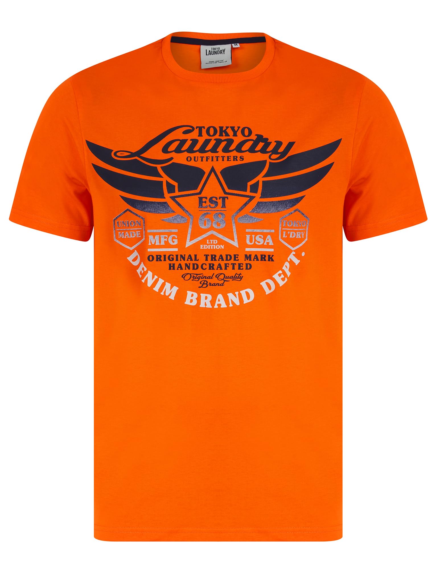 Tokyo Laundry Men's 'Westwood' Vintage Graphic Print Motif Cotton Jersey Crew Neck T-Shirt