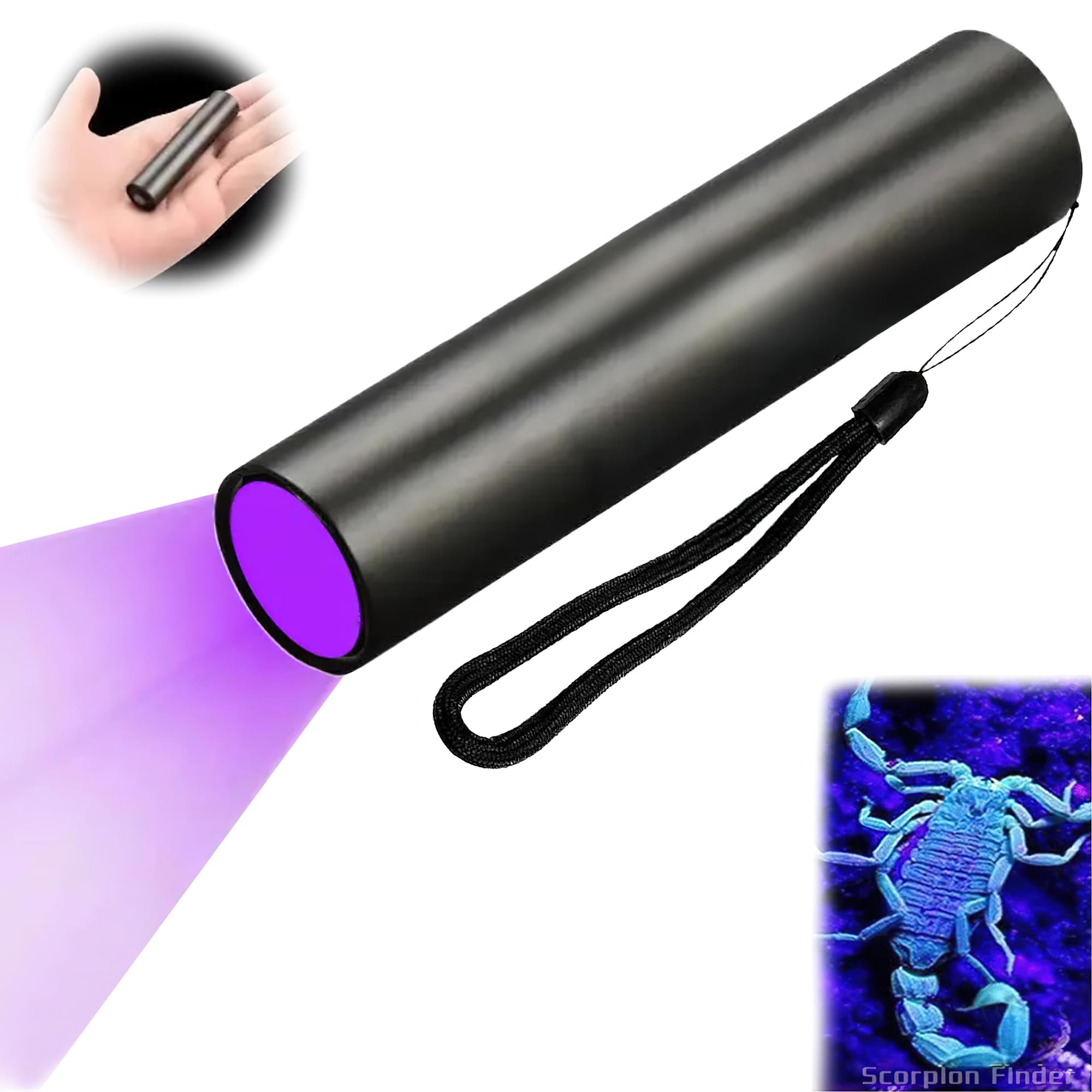 Pivdo UV Torch Light, Black Light UV, Ultraviolet Torch - LED 395 NM Rechargeable Flashlight for Pet Dog Urine Detection, Fluorescent Detection, Resin Curing, Woods Lamp (B0D6GLQBG8) Amazon Price History, Amazon Price Tracker