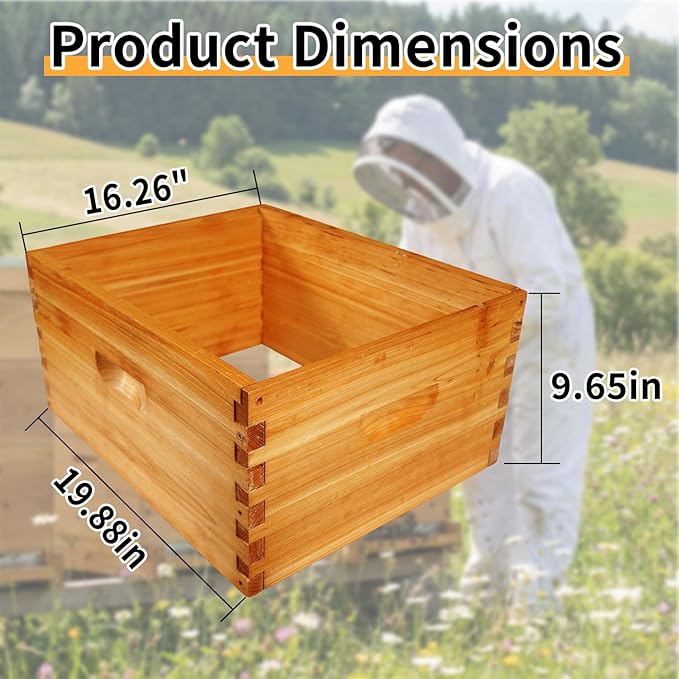 Caja Profunda para Colmena 10 Marcos Langstroth 2 Pack miniatura 2
