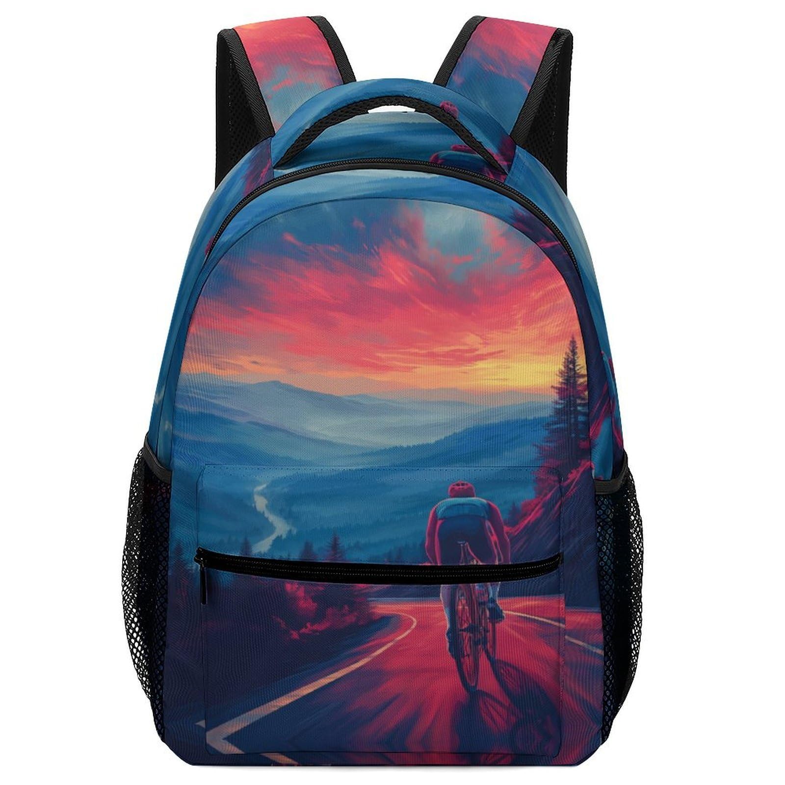 Bicicleta de montaña Mochila Infantil Transporte Morral Con Bolsillos Laterales Escolar Infantil De Gran Capacidad Para Niños One Size