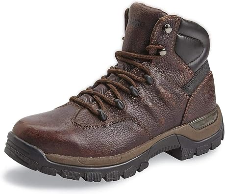 HANDPOINT Mens Classic 6" Soft Toe Anti-Slip & Oil Resistant Work Boot - Brown, 84315