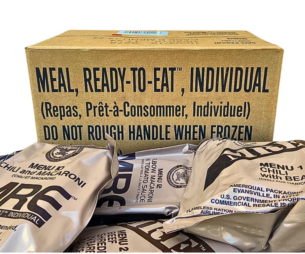 Amazon.com: MRE Meals Ready to Eat B case 2025, 2026 inspection