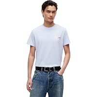Tommy Jeans Uomo T-Shirt Maniche Corte Slim Sign Chest con Logo