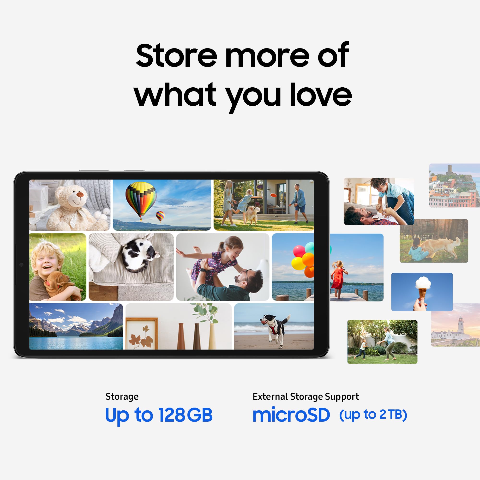 Samsung Galaxy Tab A11, Android Tablet, Sleek Design, 8.7'' Clear Display, 90Hz Smooth Motion, 64GB Storage, 4GB Memory, Dolby Dual Speakers, Grey, 3 Year Extended Warranty (UK Version) — view 4