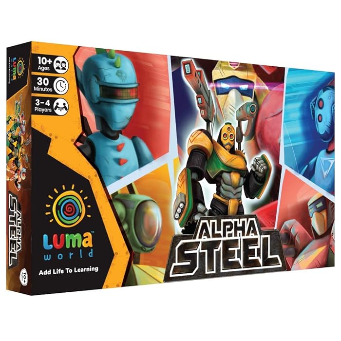 Buy Luma World Alpha Steel STEM Strategy Board Game for 10+ Years to