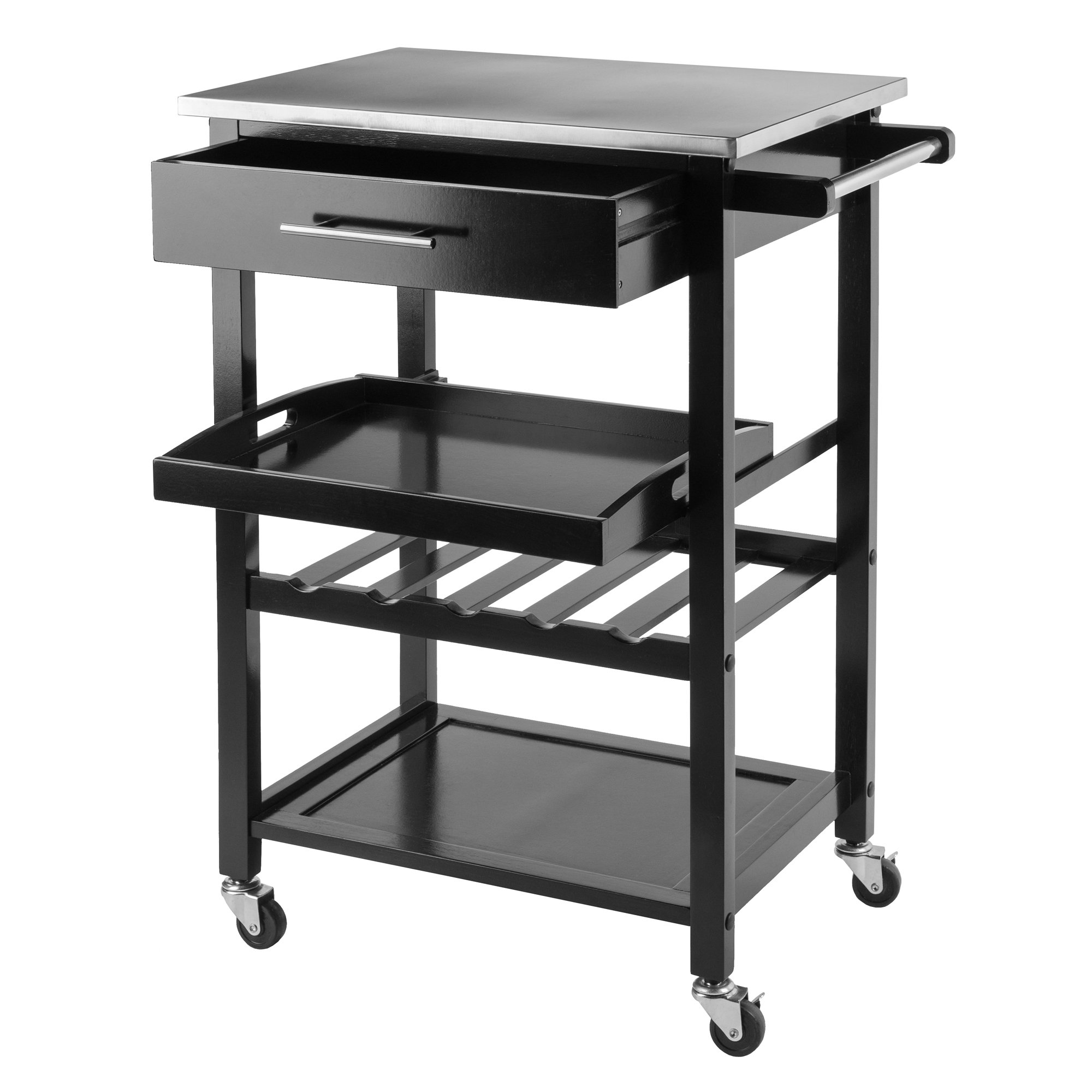 Winsome Wood Stainless Steel Anthony Carrello da Cucina