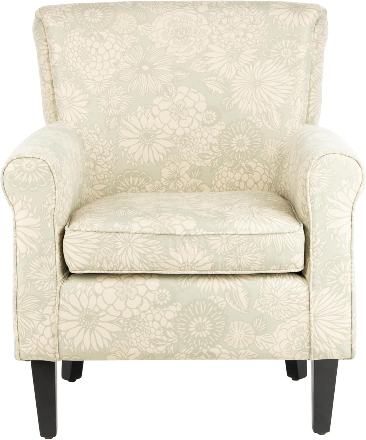 Safavieh Mercer Collection Margaret Ivory and Sage Floral Club Chair
