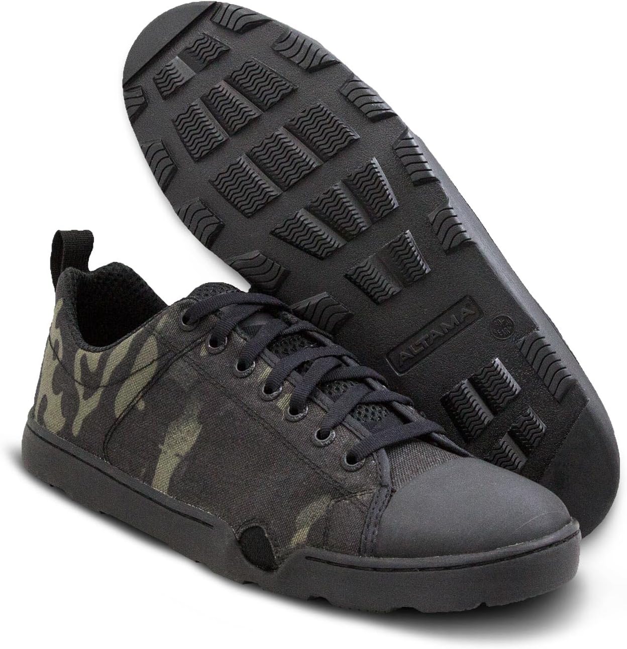 Altama Unisex Maritime Assault Low Boots, Dive Fin-Compatible Tactical Sneakers with Air Mesh Lining & Water Drainage Ports