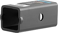 CURT 45405 2-1/2 to 2 Inch Trailer Hitch Receiver Adapter Sleeve - Durable Carbide Black Powder Coat