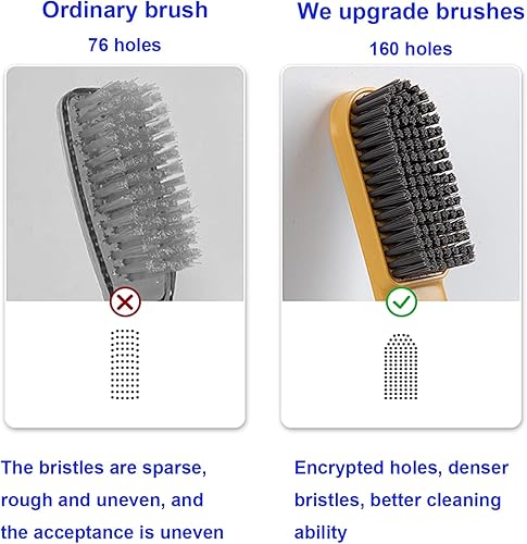 Miniatura 3 de ORBANA Household Cleaning Scrub Brush Soft Bristle Laundry Brush Shoe Stain Remover Brush Cleaning Supplies Set Comfort Grip Nylon Brushes for