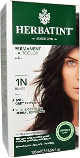 1N Permanent Herbal Black Haircolor Gel Kit - 3 per case.