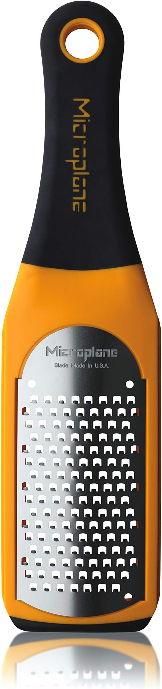 Microplane Artisan Series Cheese Grater and Zester (Coarse, Yellow)