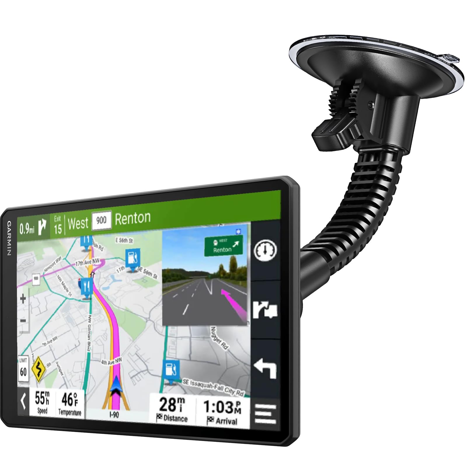 Amazon.com: 1Zero Heavy-Duty 22mm Ball Car Truck GPS Mount for