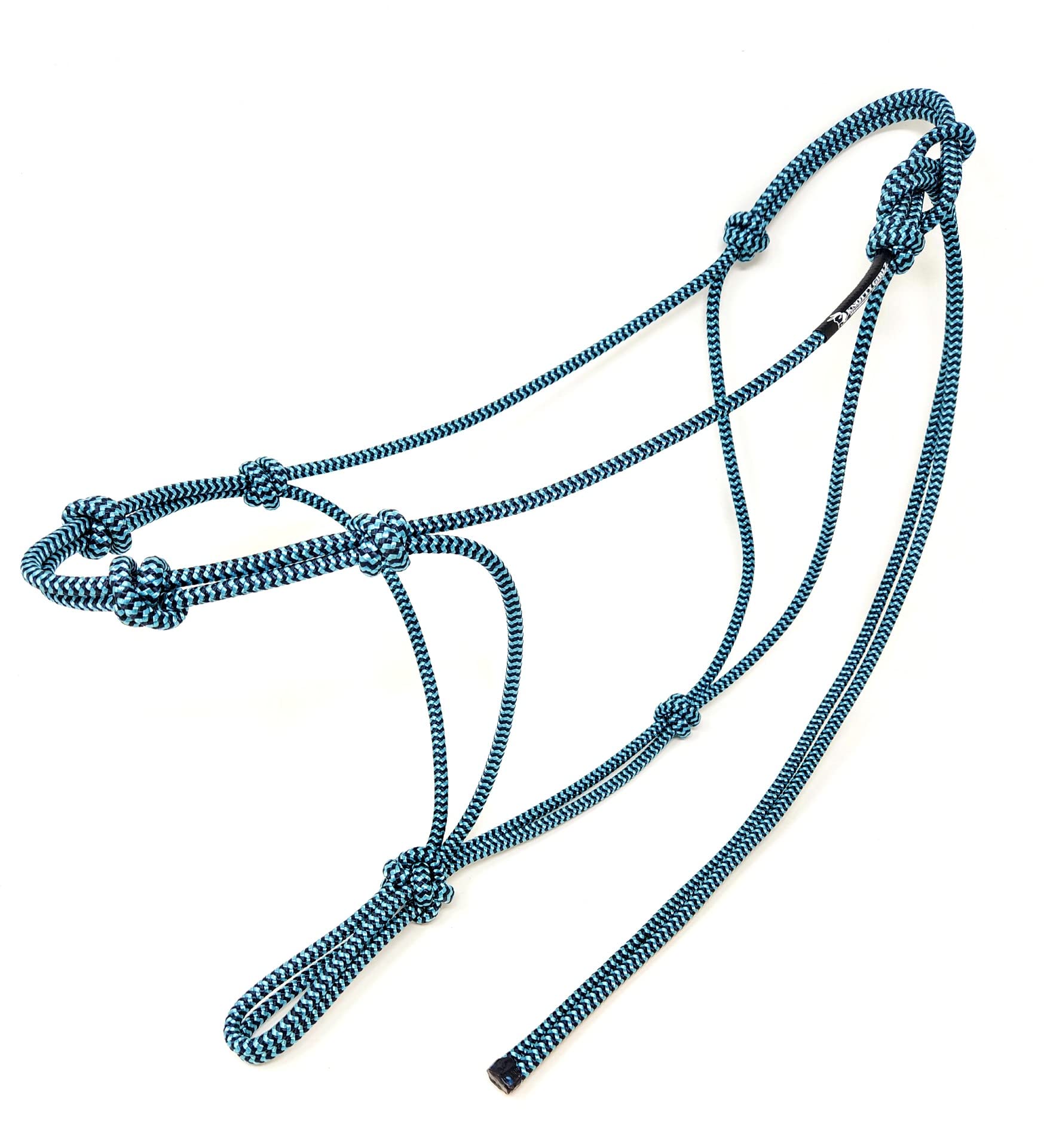 Knotty Girlz Horse Rope Training Halter - 4 Knot 1/4" Stiff Halter Cord - Used by Famous Trainers Multiple Sizes Multiple Colors
